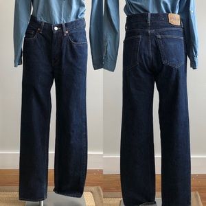 Vintage GAP Dark Denim Button Fly High Waist Jeans
